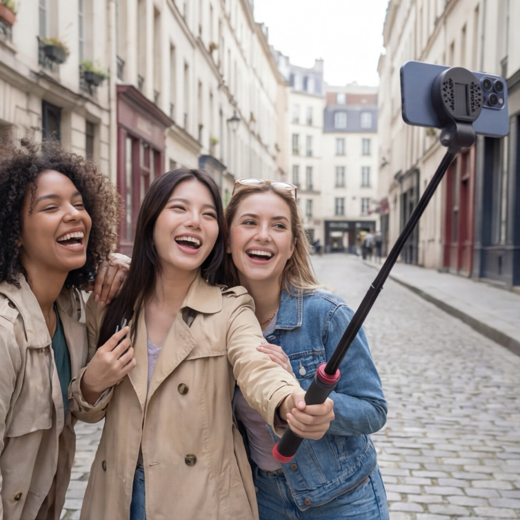 Vloggy Pro Max • Trépied magnétique pour iPhone