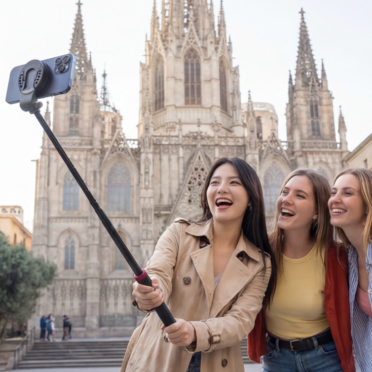 Vloggy Pro Max • Trépied magnétique pour iPhone